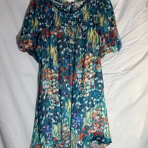 Umgee Multicolor Boho Floral Dress